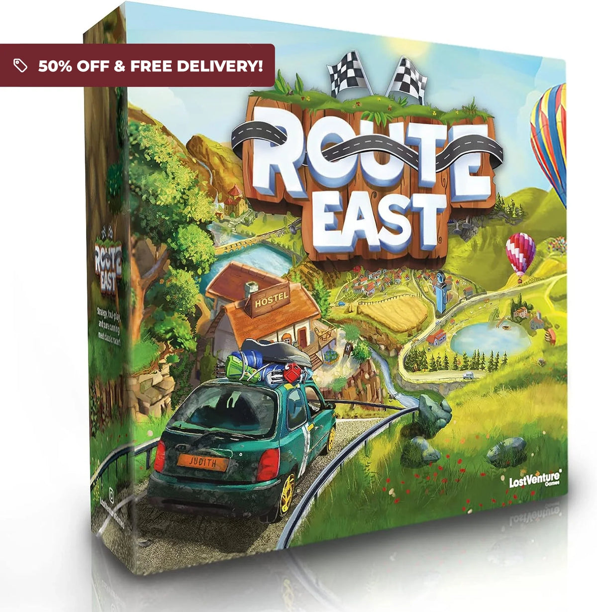 Route East | Adventure Strategy Board Game for Adults and Families | Race from Istanbul to Shanghai